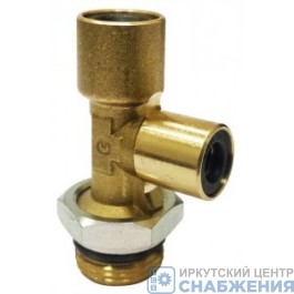 Фитинг тройник, вертикальный 12-8мм М16х1.5 CAMOZZI 9422 12-8-М16х1,5С