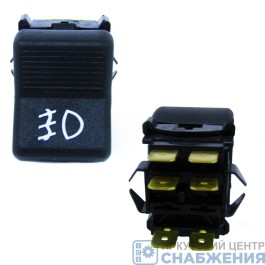 Клавиша переключатель передних противотуманных фар ВАЗ, ГАЗ, ЗИЛ, МАЗ, КАМАЗ, УРАЛ 6 конт. АВТОАРМАТУРА П 147-02.03