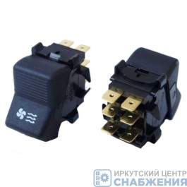 Клавиша переключатель вентилятора отопителя ГАЗ 3110, ПАЗ АВТОАРМАТУРА 82.3709-04.09