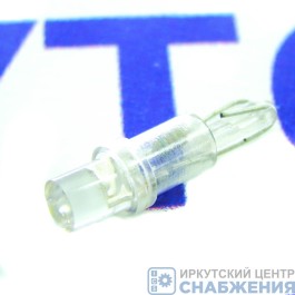 Светодиод А 12-2W T5 1SMD белый, панель приборов (уп.10) МАЯК 203036