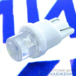 Светодиод А 24-5 б/ц, 24Т10W белый, габарит, повторитель все а/м, МАЯК 24T10-W