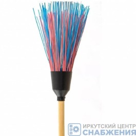 Метла круглая полипропиленовая Баба Яга