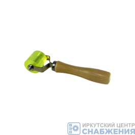 Ролик-раскатка для шиномонтажа с широким роликом 40мм деревянная ручка EVERWINNER RT-018