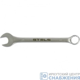 Ключ комбинированный 28мм матовый хром STELS 15229