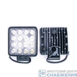Фара противотуманная OFF-Road 16диодов 48W квадрат направленный свет, 108*108*56, ТН-W0148Е Spot
