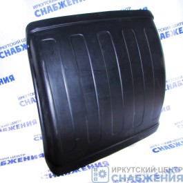 Крыло заднее пластиковое 670-К/1/3 часть (полукрылок) рифленое МАЗ ЕВРОТЯГАЧ ПОЛУПРИЦЕПЫ R-670мм ПЕТРОПЛАСТ PPL-60502119