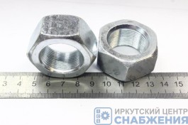 Гайка М 27х1.5 шпильки оси балансира КАМАЗ (уп.10) (кл.пр 5) БелЗАН 00000-0853518-009