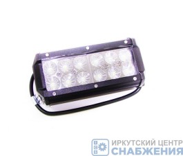 Фара противотуманная OFF-Road 12диодов 36W прямоугольная рассеиваемый свет, ТН-ВТ0336С Flood