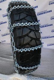 Цепи противоскольжения 14.00R20 (370х508) ф9.5/7.8мм лесенка С ШИПАМИ, в т.ч. 425/85R21; 14.00R20; 1260х400-533; 13.5R22.5;390/95R20; 445/50R22.5 BOHU