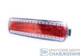 Фонарь задний левый 24В КАМАЗ ЕВРО МАЗ грузовые а/м LED с боковым разъемом без жгута АВТОЭЛЕКТРИКА 112.08.69-01