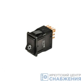 Клавиша переключатель света КАМАЗ ЕВРО, ПАЗ, КАВЗ 24В АВТОЭЛЕКТРИКА 581.3710АЕ