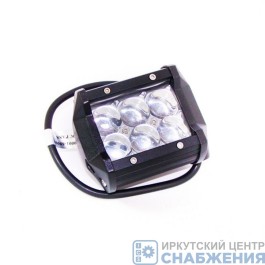 Фара противотуманная OFF-Road 6диодов 18W квадрат направленный свет, 75*57, ТН-ВТ0318С-5D Spot