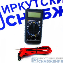 Мультиметр цифровой, звуковая прозвонка цепи, блистер TOPAUTO DT182