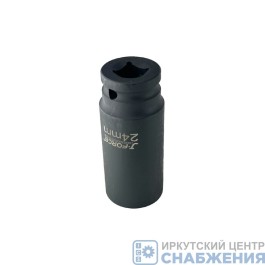 Головка торцевая ударная 6гр. 1/2" 24мм L=78мм J-FORCE JF-121224M