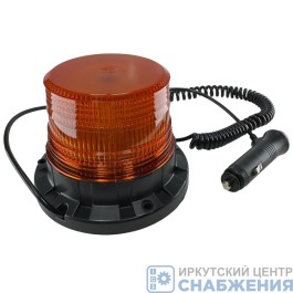 Маяк проблесковый 10-30V на магните, H-80мм, D-85-119мм, 30 LED винты в к-те, в прикуриватель MOXI