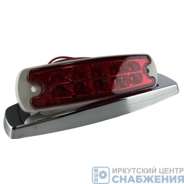 Фонарь габаритный LED красный 159х49х22 24V (уп.10), SD-4046-1