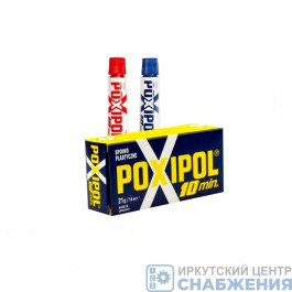Клей POXIPOL металлический 21г/14мл (уп.6) 00266