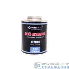 Клей для шиномонтажа ROSSVIK 700г/500мл банка с кисточкой K.05.K.2