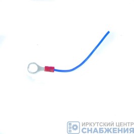 Клемма кольцевая D-10мм с изоляцией, синяя, сечение до 2.0мм2 (уп.100) 12000239
