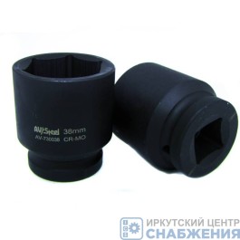 Головка торцевая 6гр. 3/4" 38мм AV Steel AV-730038