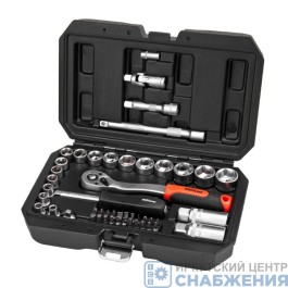 Набор инструмента, 6гр. 3/8" пластик.кейс, 50пр. AV-011050 AV Steel