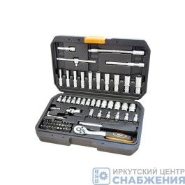 Набор инструмента, 6гр. 1/4" пластик.кейс, 72пр.AV-011472  AV Steel