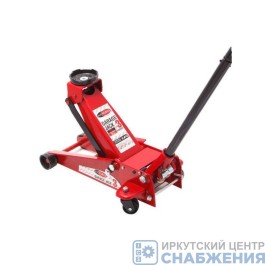 Домкрат гидравл.подкатной, 3т, h подъема 133-465мм с двумя штоками ROCKFORCE RF-33007