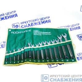 Набор ключей комбинированных, 6-24мм, 16шт, сумка ROCKFORCE RF-5161P