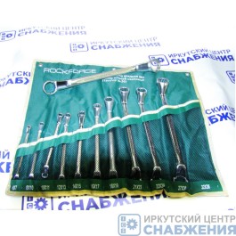Набор ключей накидных, 6-36мм, 11шт, сумка ROCKFORCE RF-5118P