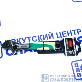Ключ разводной, 200мм, обрезиненная ручка ROCKFORCE RF-649200AB