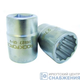 Головка торцевая 12гр. 3/4" 27мм L=52мм ROCKFORCE RF-56927