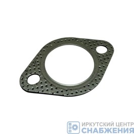 Прокладка выпускного коллектора КАМАЗ ЕВРО (перфорированный металл + прокладка) толщина 5 слоев КВАДРАТИС