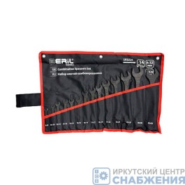 Набор ключей комбинированных, 8-32мм, 14шт, сумка BERIL 10996/101214