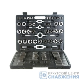 Набор метчиков и плашек 110 предметов метрический ЭВРИКА ER-01101