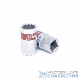 Головка торцевая 12гр. 1/2" 15мм MATRIX 13689