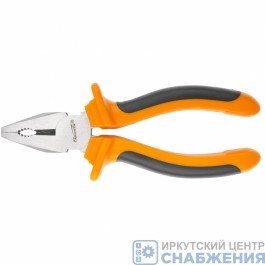 Пассатижи 180мм, SPARTA Комфорт, комбинированные шлифованные, двухкомпон. рукоятки 16968