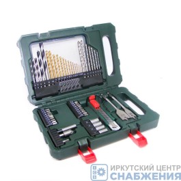 Набор сверел и бит 55 предметов в пластиковом кейсе Метабо 626707000