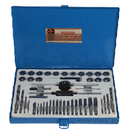 Набор резьбонарезной 48 предм. М3-М12 (металл/ф) ТЕХМАШ 12644