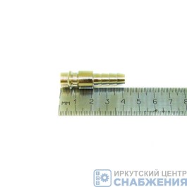 Наконечник переходник быстросъемный "елочка" под шланг D=8 мм АТ10793