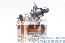 Лампа H4 24V 75/70W P43t-38 OSRAM (уп.10) 64196