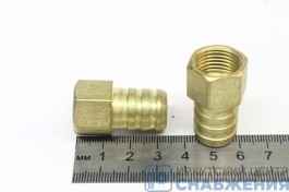 Штуцер М16х1.5 шланг 16мм ВР (уп.5) СШВ16М16