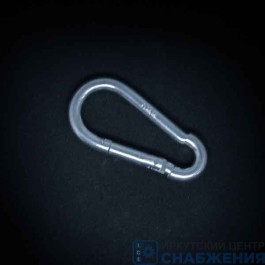 Карабин Ф-8мм оцинкованный DIN 5299С ТФ5 (уп.25) ЗУБР 4-304545-08