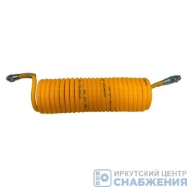 Шланг п/прицепа спиральн.воздушн.М16 L=7,5м 12х9 желтый Polyurethane STARTEC INF.10.165