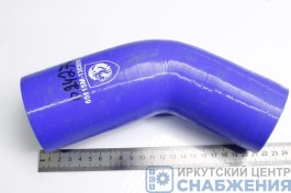 Патрубок радиатора верхний КАМАЗ 65115 (силикон, L=110*160, d=60) DCEC, 65115-1303010