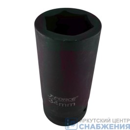 Головка торцевая ударная 6гр. 1" 34мм L=120мм J-FORCE JF-120134L