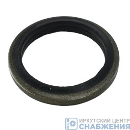 Шайба М 12 стальная с резинкой тип 1 черная (уп.100) TTX12-1