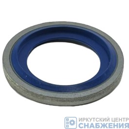 Шайба М 10 стальная с резинкой тип 3 синяя (уп.100) TTX10-3B