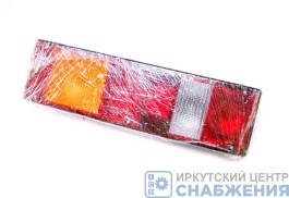 Фонарь задний правый 24В КАМАЗ ЕВРО МАЗ УРАЛ ЗИЛ с боковым габаритом без жгута (уп.4) РУДЕНСК 7462.3716