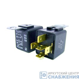 Реле электромагнитное 5-конт. 12Вт 30А с кронштейном АВАР 75.3777