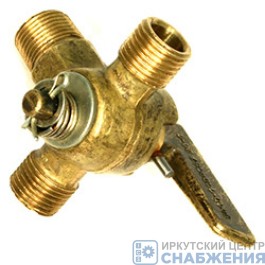 Кран переключения топливного бака КАМАЗ бронзовый ст.обр. 5410-1104160